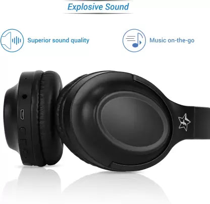 Flipkart SmartBuy 18LY62BK Bluetooth Headset (Black, On the Ear) Flipkart SmartBuy 18LY62BK Bluetooth Headset (Black, On the Ear)